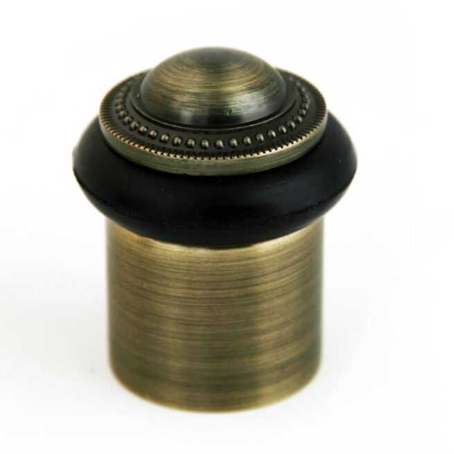 Rope Door Stop Solid Brass Architectural Floor Mounted Doorstop - Image 3