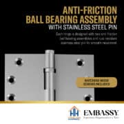 door hinge options