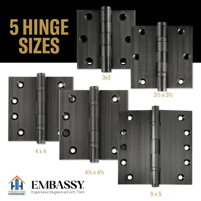 door hinge options