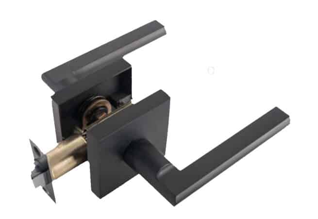 Door Lever Embassy Hardware "Tokyo" 2000 Series. Straight Rail Design and Subtle Curves - Image 2