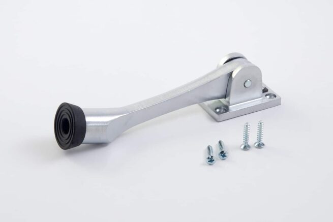 Door Holder, Kick Down, Solid Brass