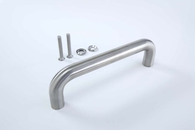 Door Pull, Straight , 9″-12" CC, 3/4″ Round
