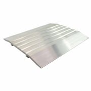 Saddle/Threshold Mill Aluminum Finish - 4" x 1/4" - Fluted Top - ADA Compliant - Image 2