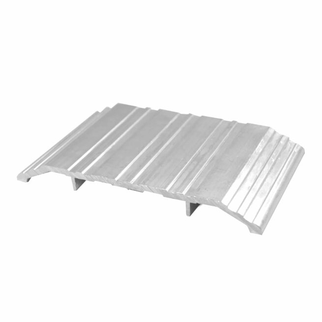 Saddle/Threshold Mill Aluminum Finish - 4" x 1/2" - Fluted Top - ADA Compliant - Image 2