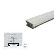 Brush Door Sweep - Mortise Mounted - For Wood Doors - Sweep Height of 3/16" (4.7mm) - Image 2