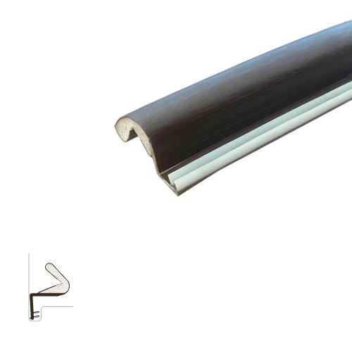 Kerf Frame Weatherstripping with Foam 5/8 Leaf Seal